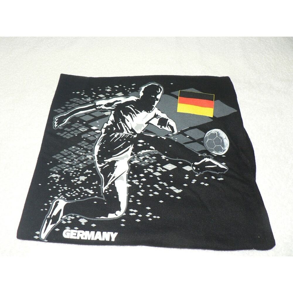 Gen2 Kids National Soccer Apparel Germany Black/White Grey Size 8